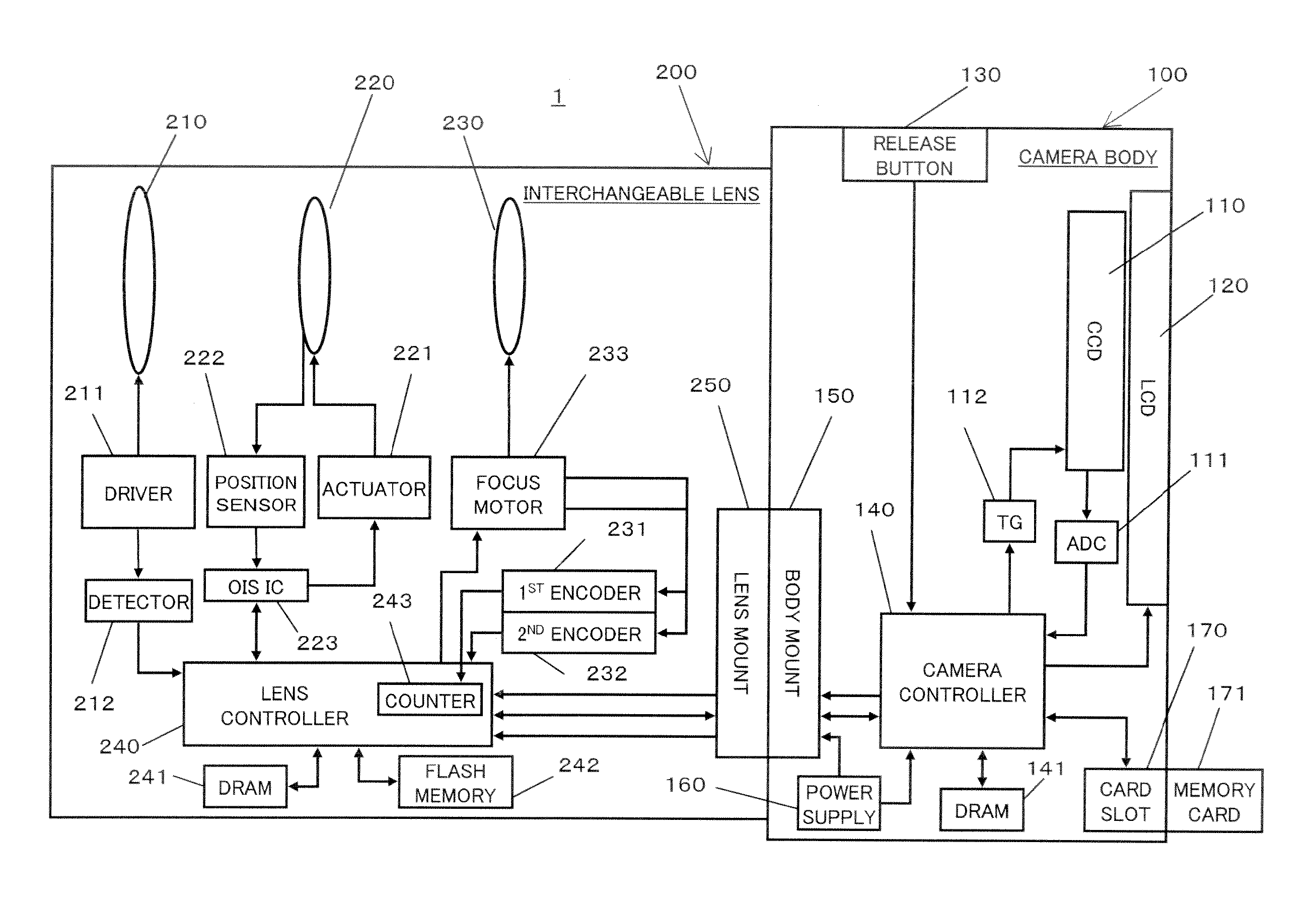 Camera system, camera body, and interchangeable lens