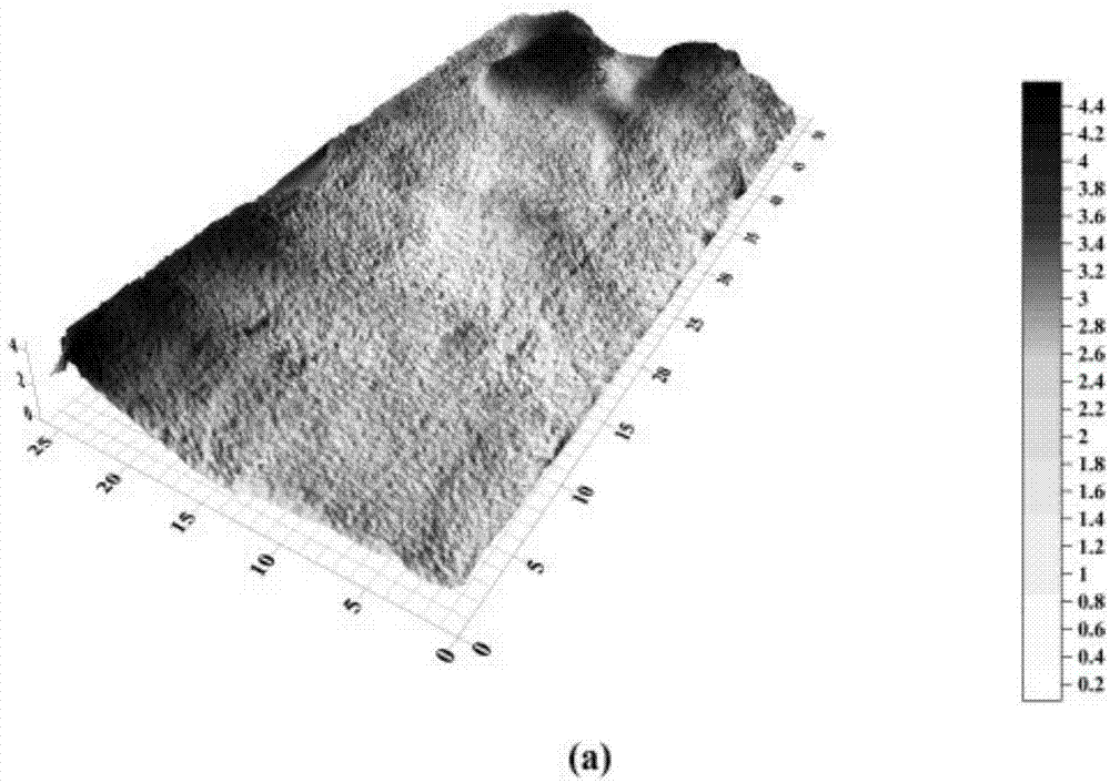 Gap evaluation method for rock rupture crack surface