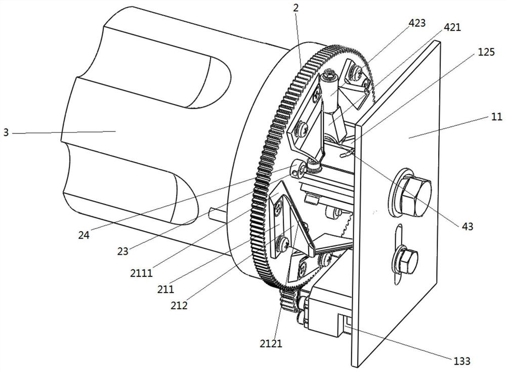 Triggering mechanism of grenade launcher