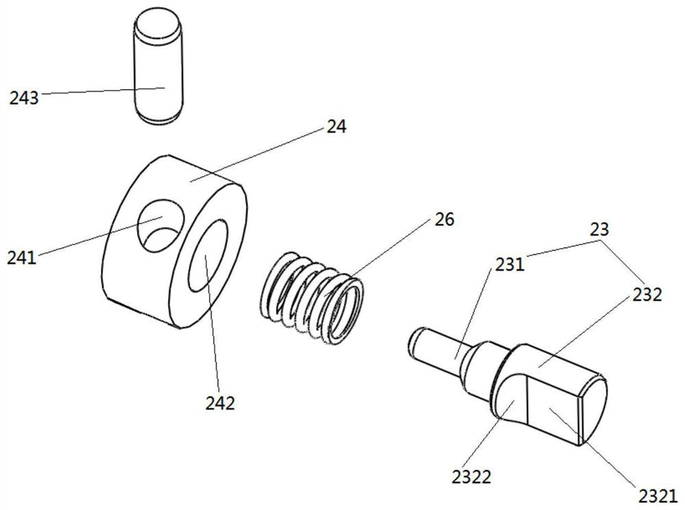 Triggering mechanism of grenade launcher