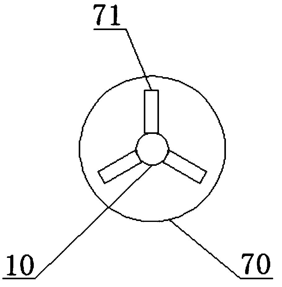 Device for continuously preparing metal powder for 3D printing by gas atomization