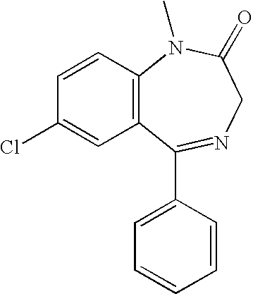 Nasal administration of benzodiazepines