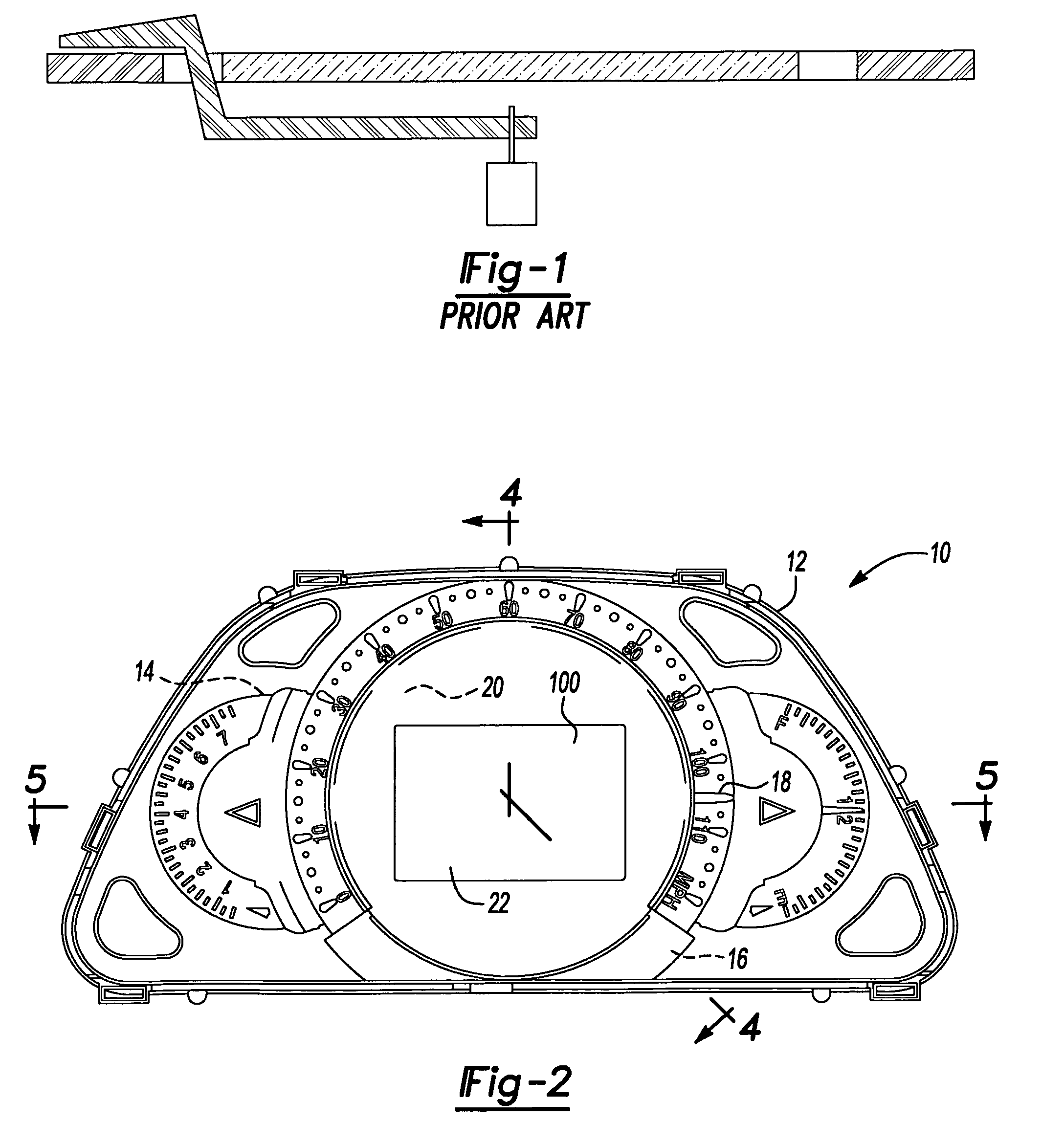 Vehicle gauge with embedded driver information