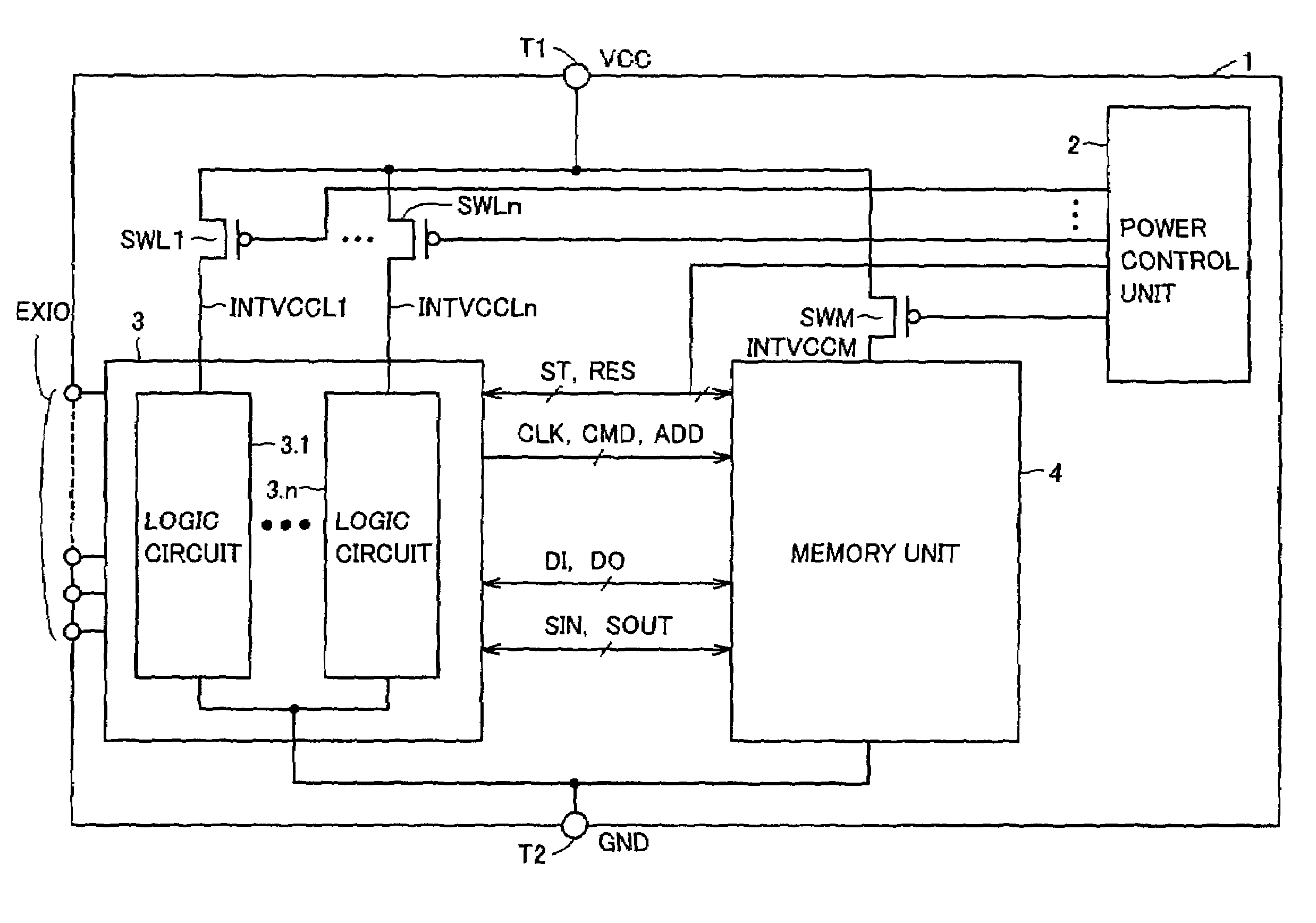 Semiconductor device saving data in non-volatile manner during standby