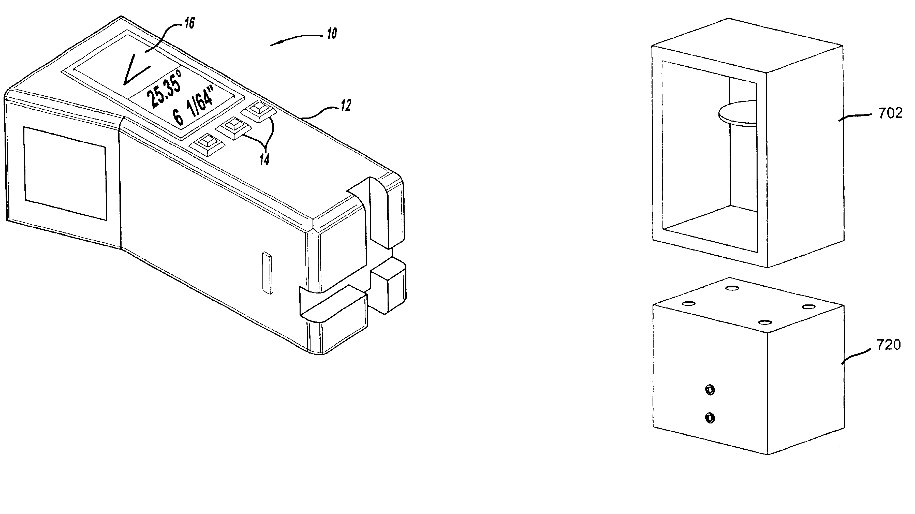 Modular non-contact measurement device for quickly and accurately obtaining dimensional measurement data