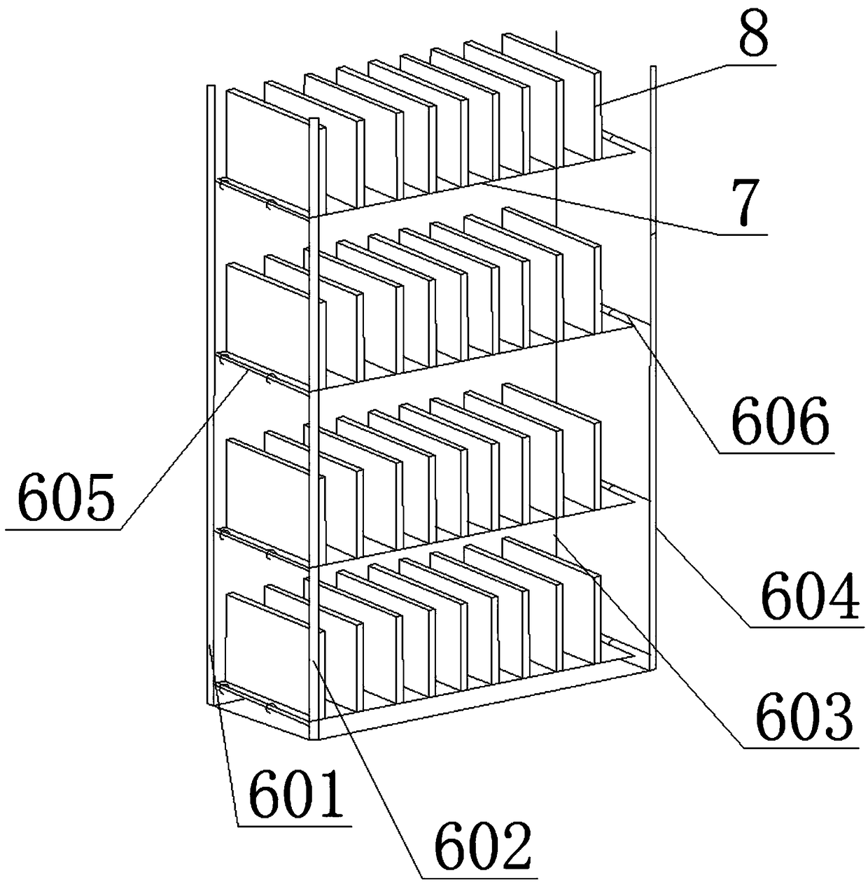 Decorative wood board paint drying device