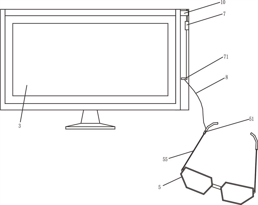 Display having elastic polarizing film