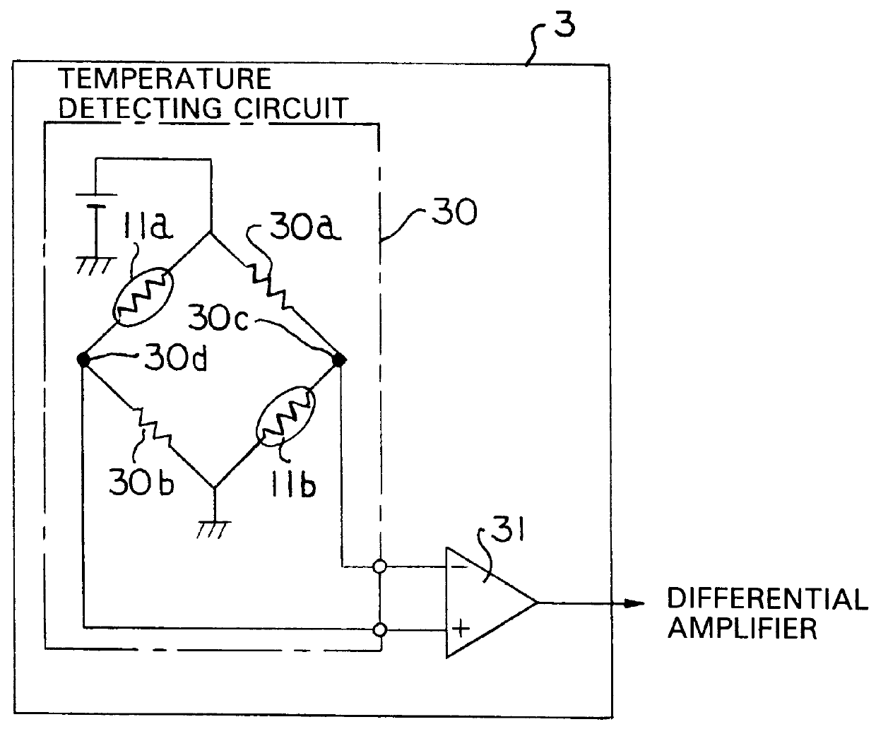 Temperature control device of an optical semiconductor device