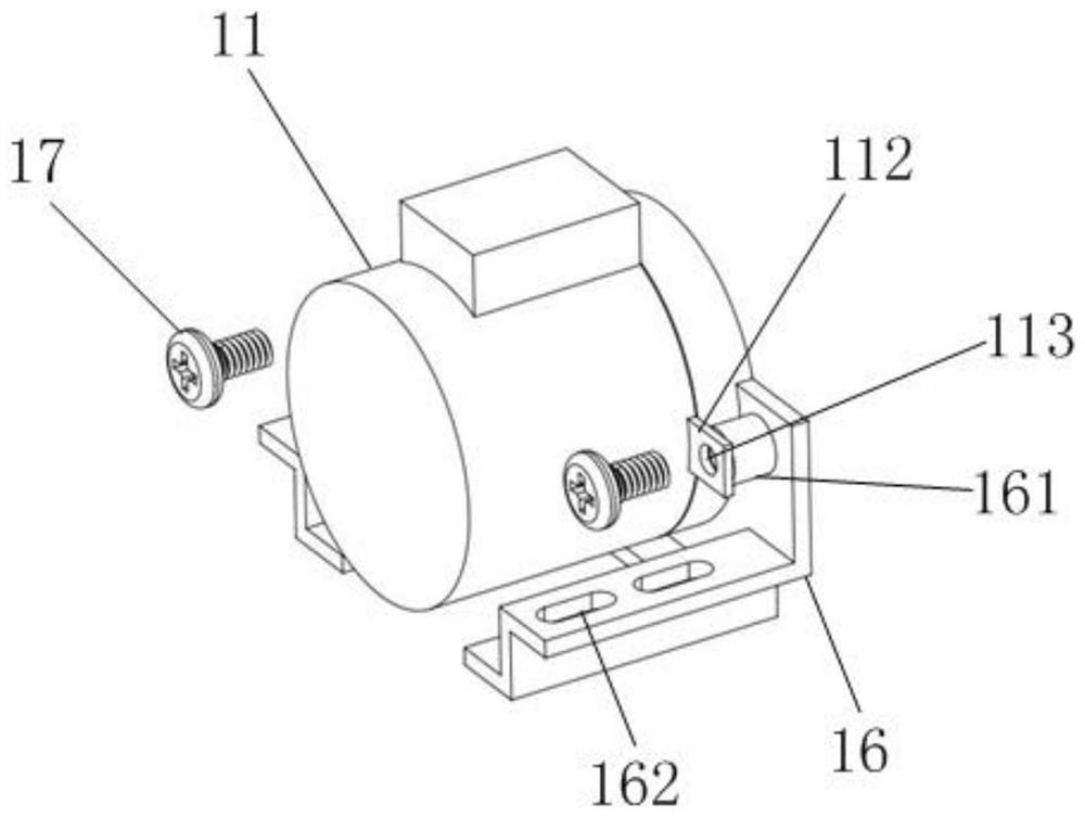 An intelligent toilet low water tank motor and steel wire connection waterproof structure and intelligent toilet