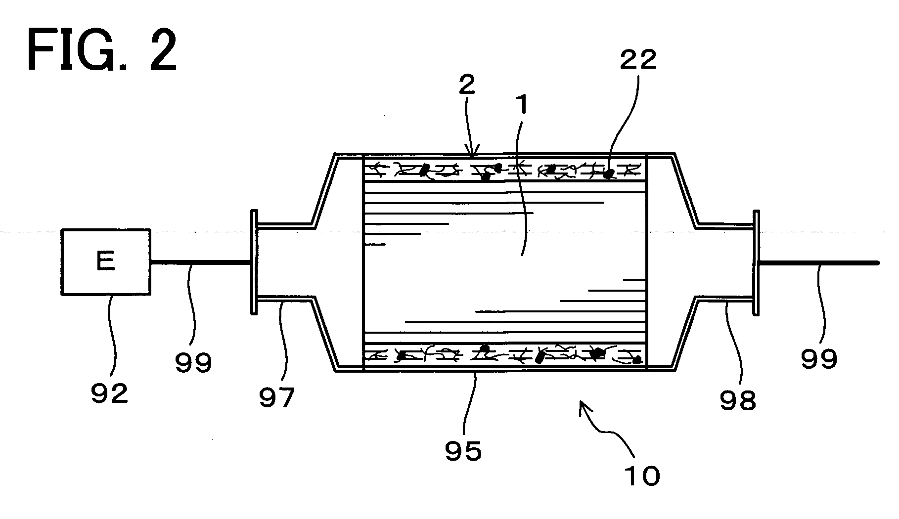 Holding and sealing material and manufacturing method thereof