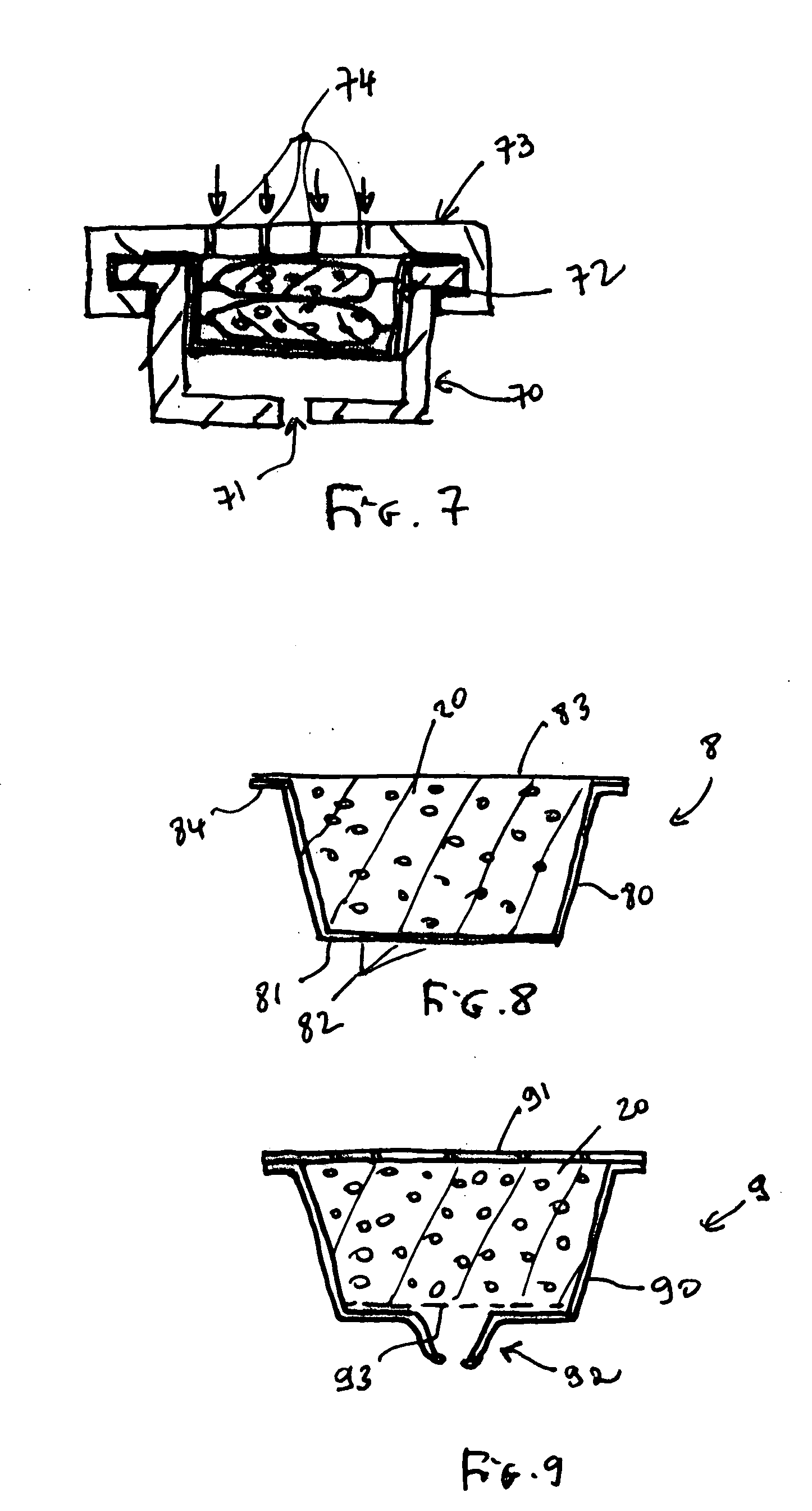 Beverage portioned package for preparing a foamy beverage from soluble powder