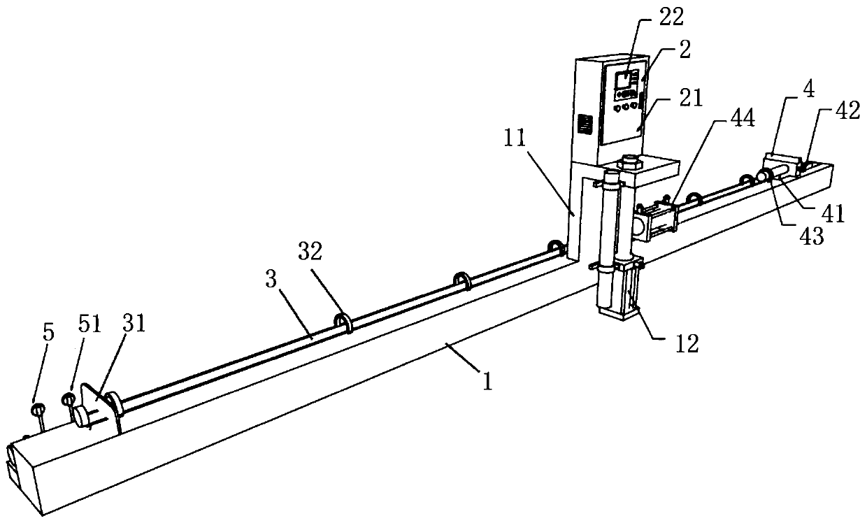 Air tightness testing device for ecological capillary radiation air conditioner grid