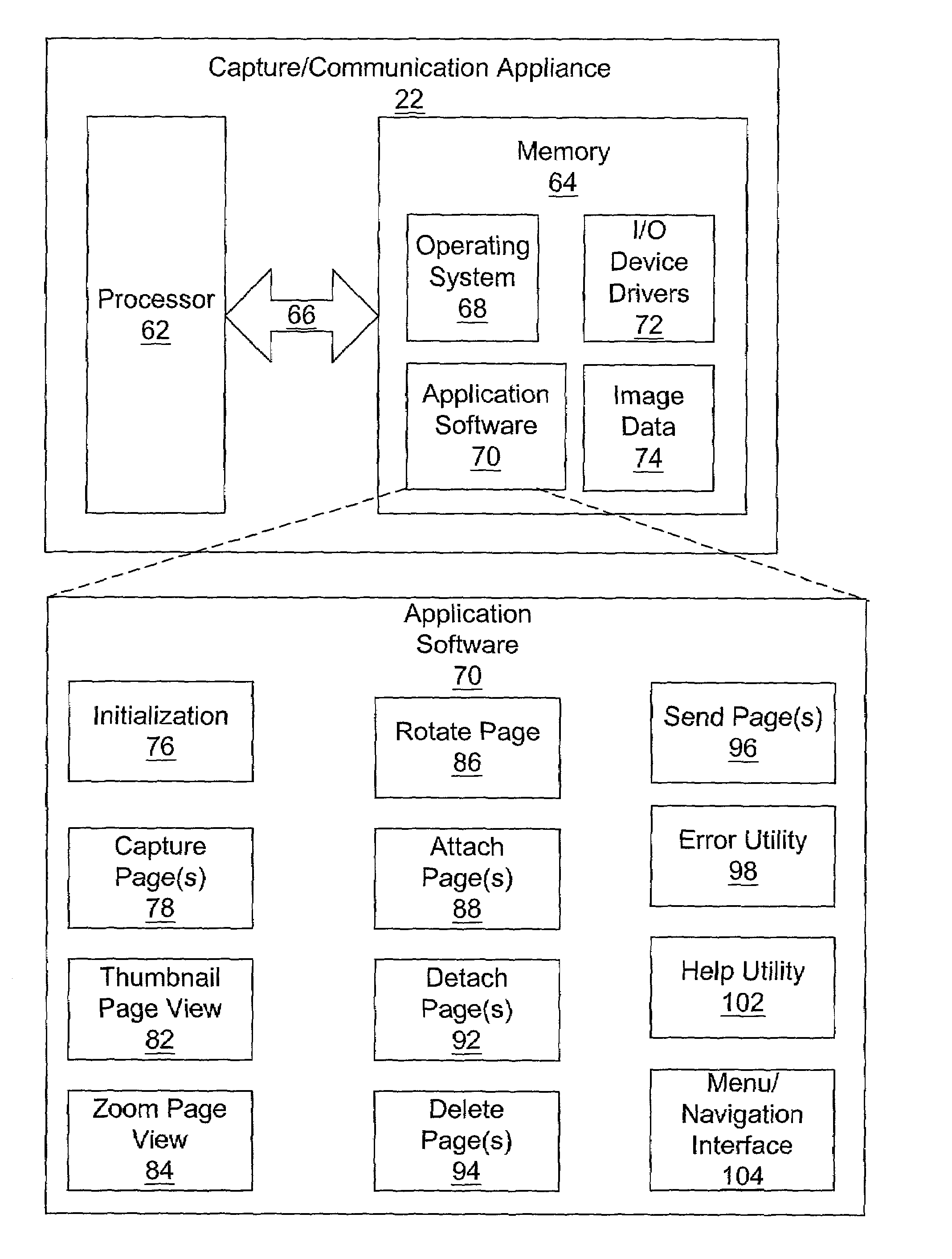 Appliance and method for menu navigation