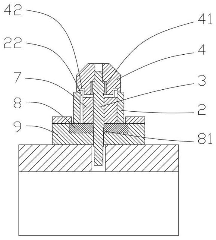 Rotor iron core stacking die