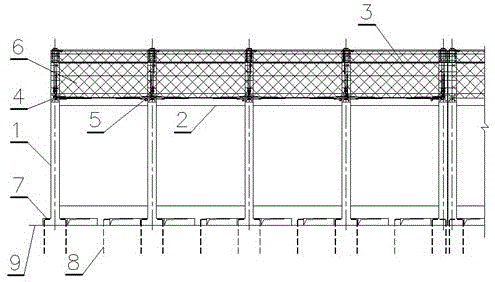 Protective structure for preventing rockfall dangers at high and steep slope of mountain road