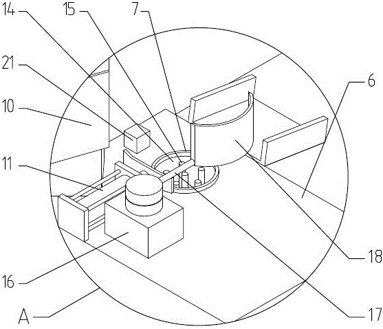 Automatic demoulding device of multi-station die-casting machine