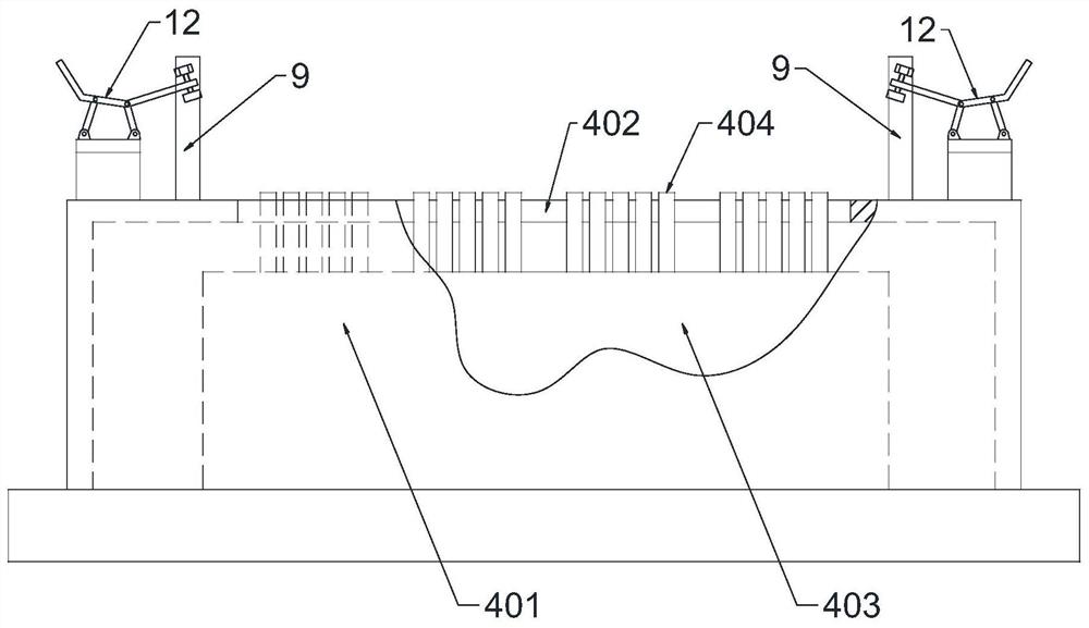 Circuit board flat cable detection device and detection method