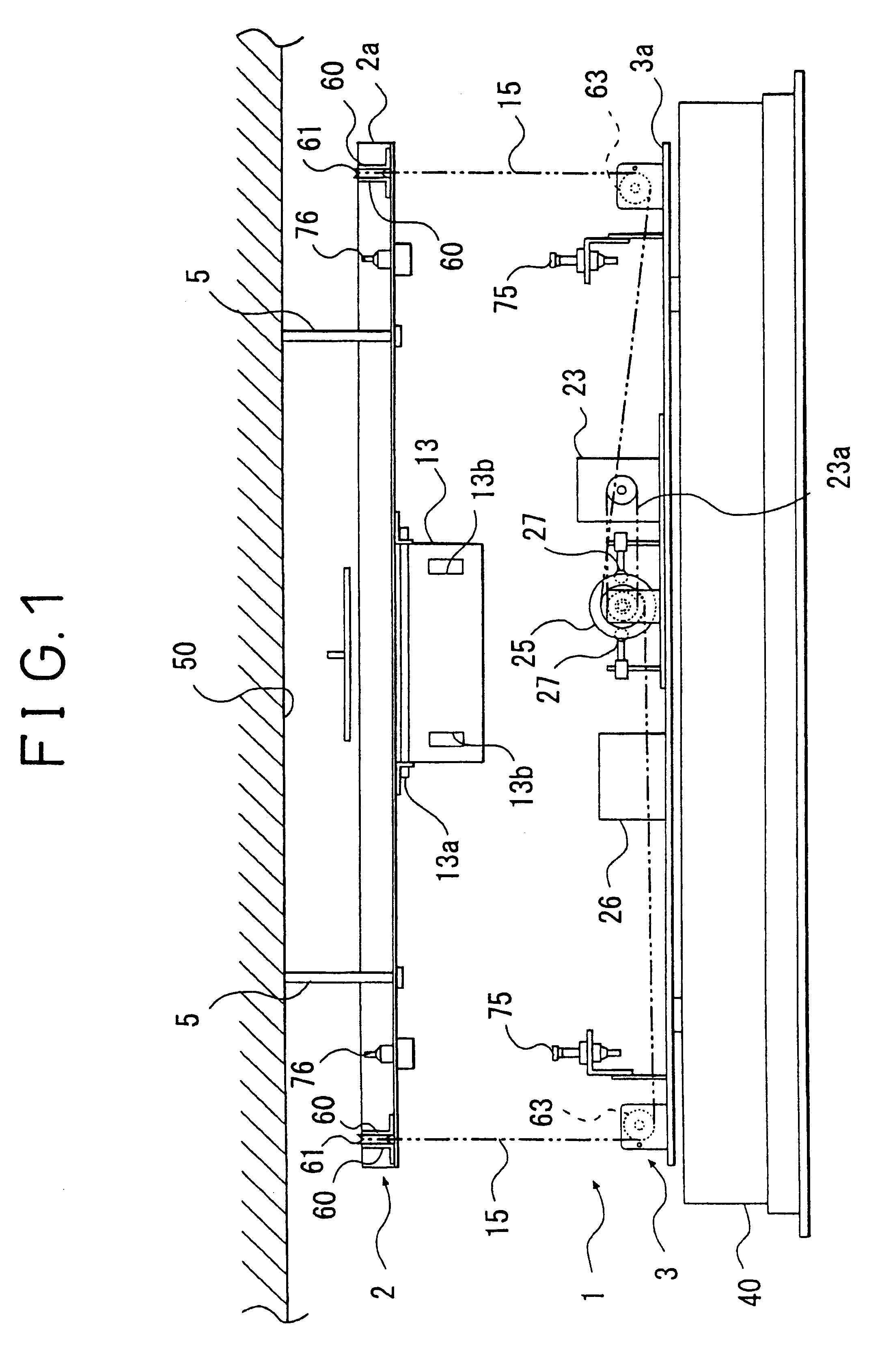 Self-winding-type fixture-lifting/lowering device