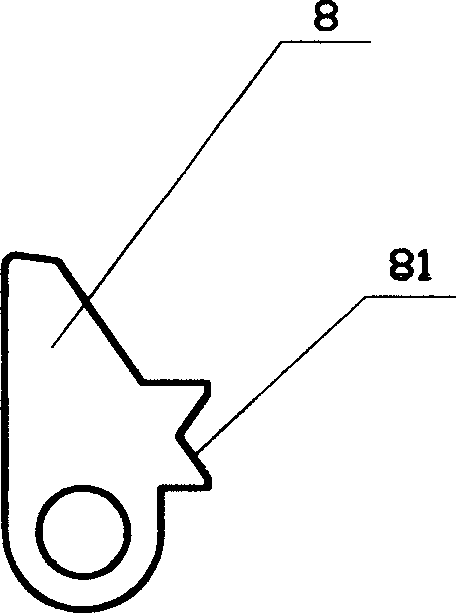 Quick locking device for container against typhoon