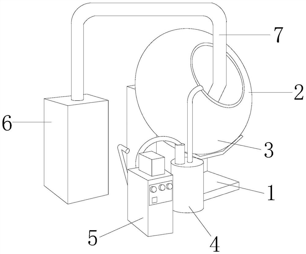 Cleaning type pharmaceutical coating machine