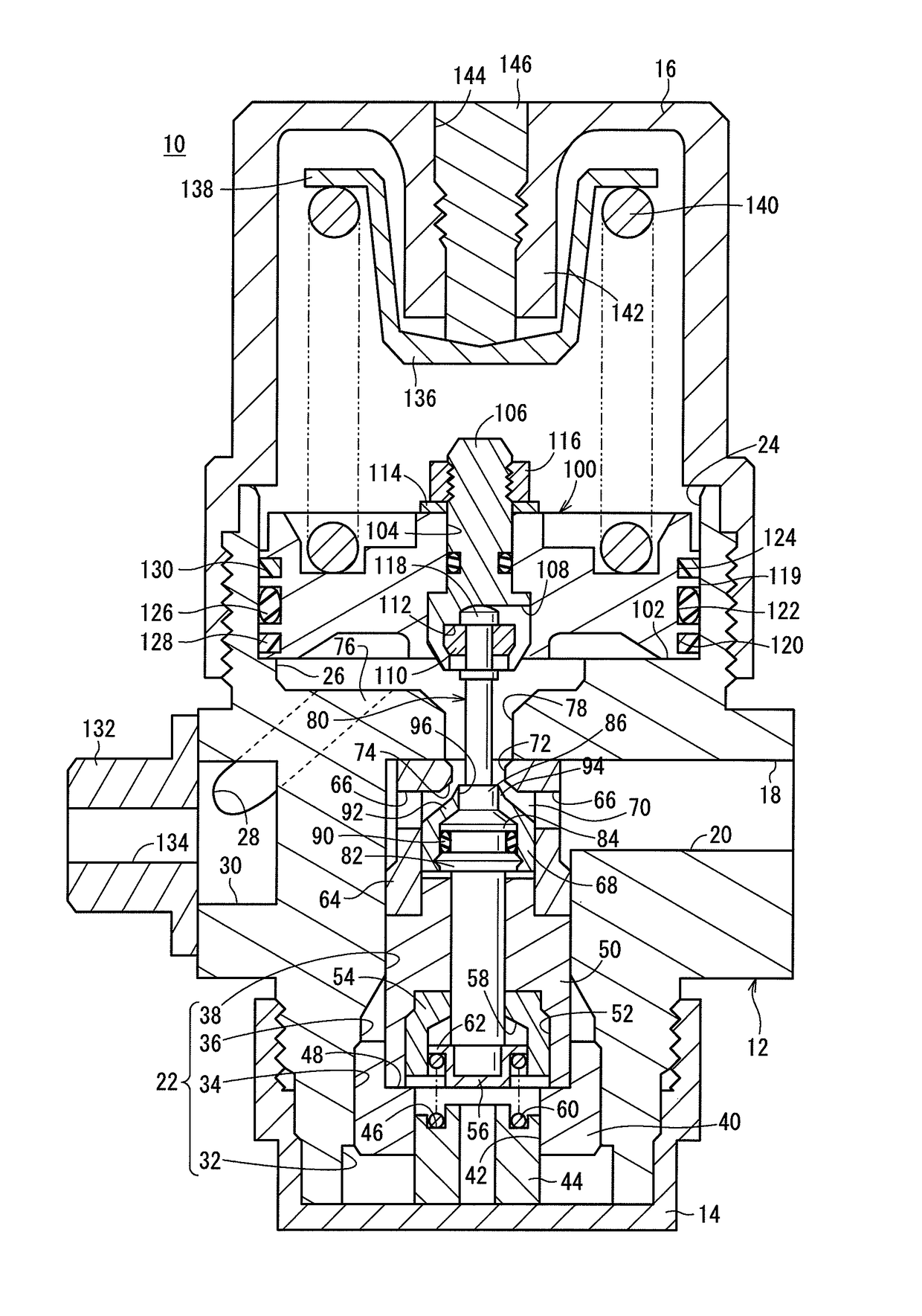 Pressure reducing valve