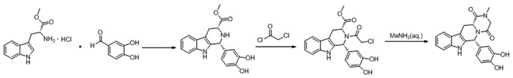 Key intermediate and its synthesis method and application in the preparation of tadalafil