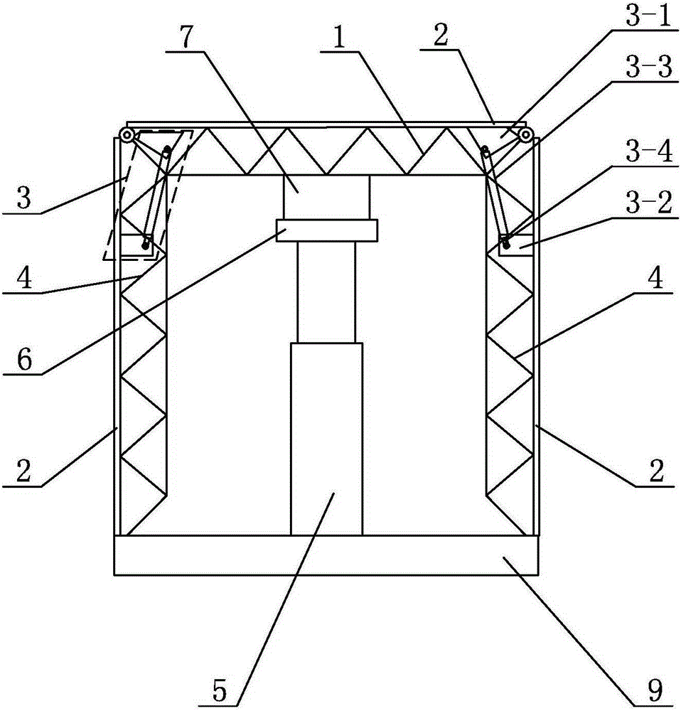 Solar power station having battery panels capable of performing multi-degree-freedom movement