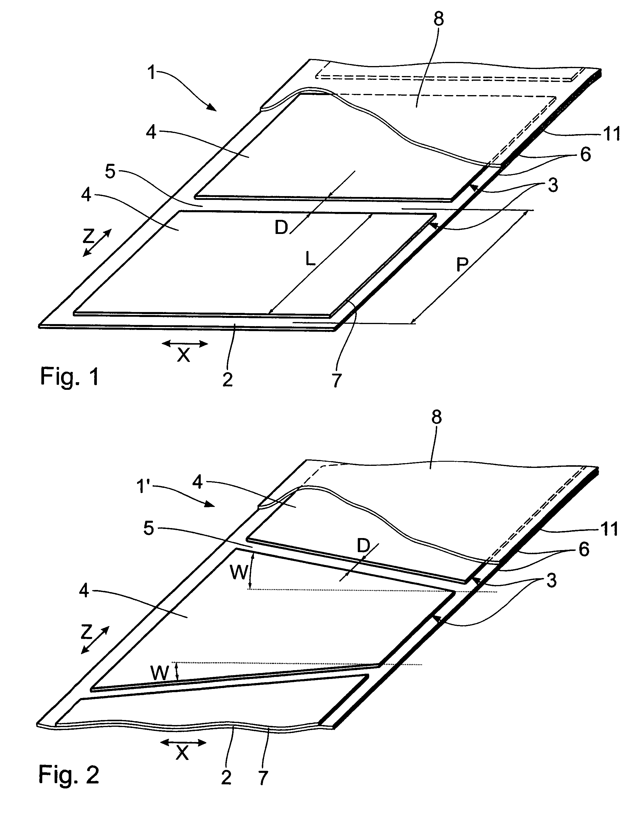 Multi-layer, strip-type screening sheet for electric lines and electric cable, in particular a data transmission cable, equipped therewith