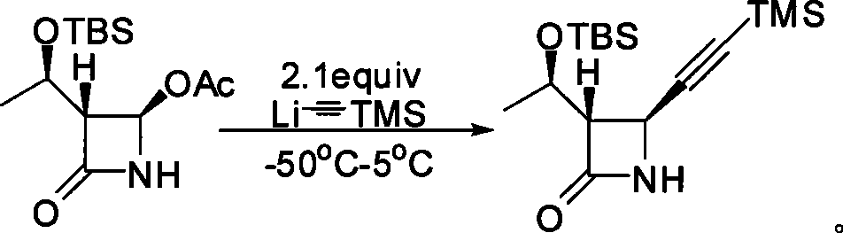 Method for preparing 4-alkynyl azetidin-2-one