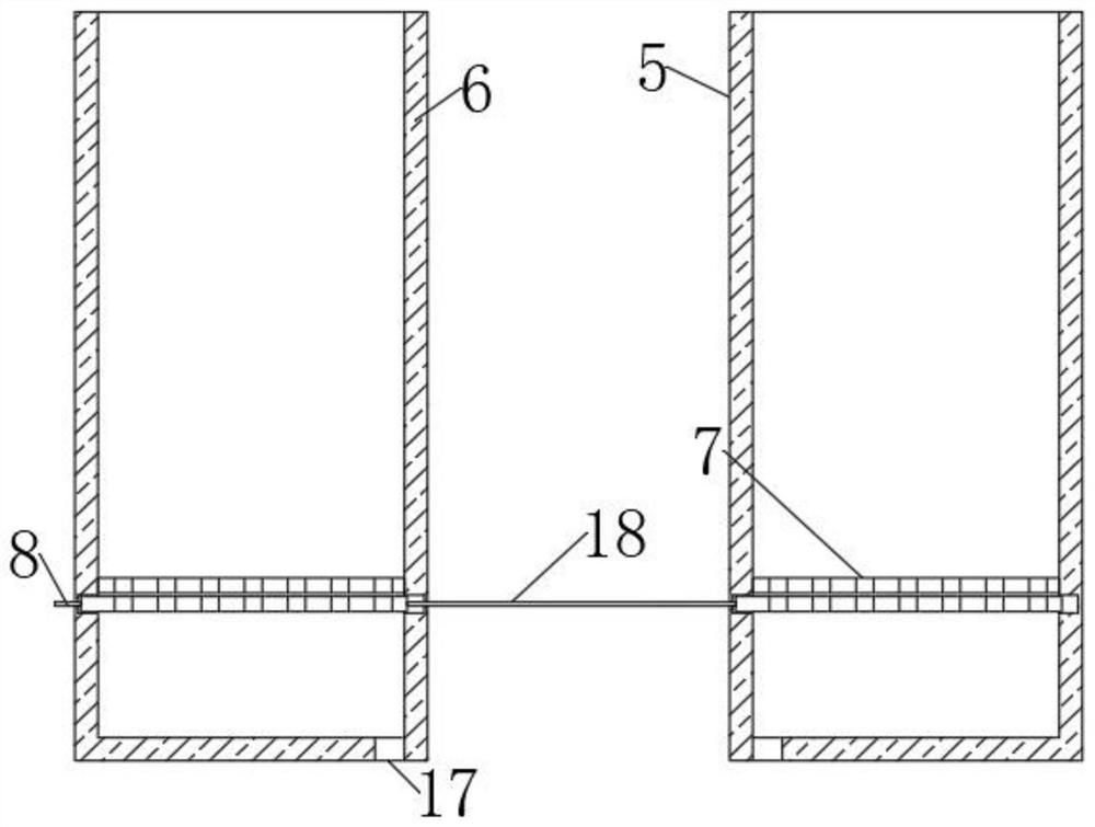 Stirring device used for processing of PE blown film raw material particles