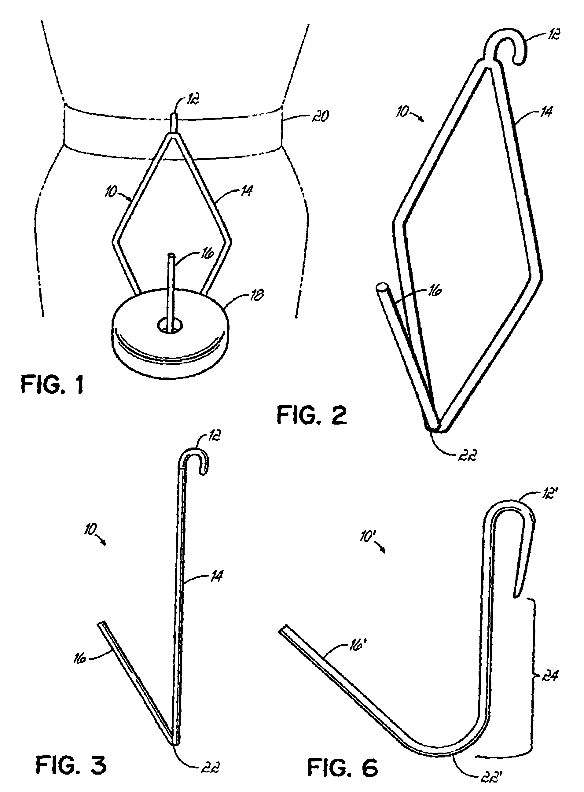 Weightlifting belt hook