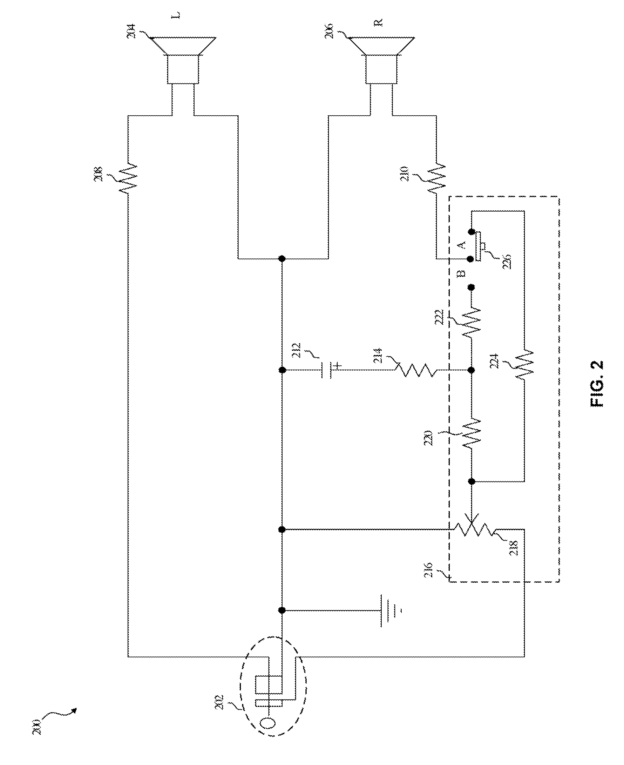 Variable output earphone system