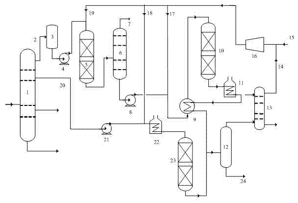 Low energy consumption catalytic gasoline hydrodesulfurization method