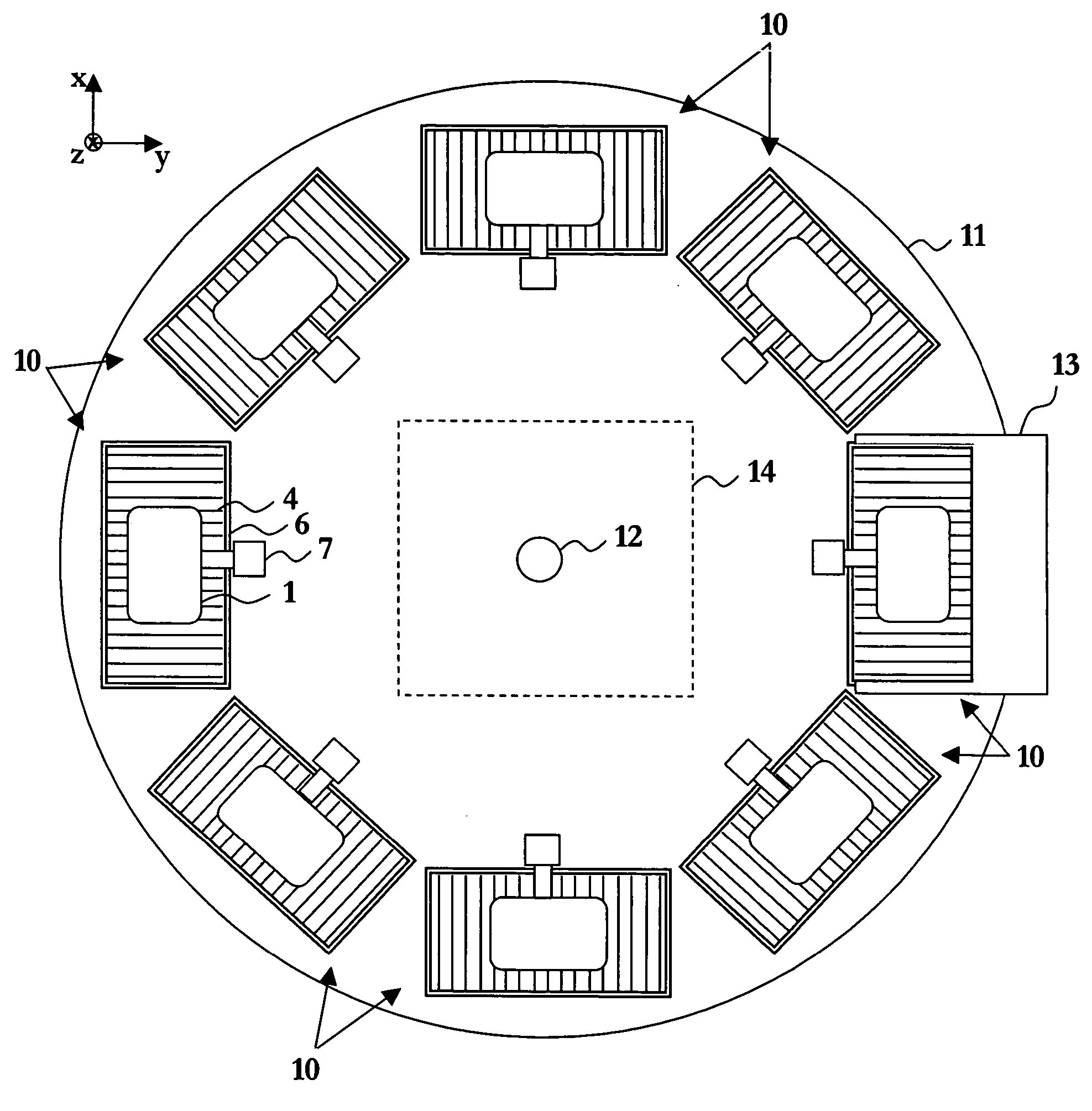 Arrangement and method for obtaining tomosynthesis data