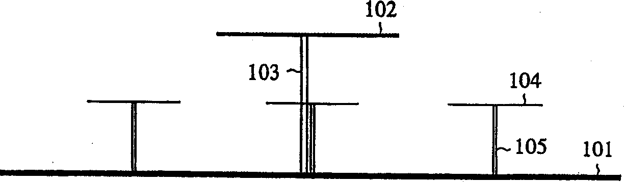 Multi-frequency sharing array antenna