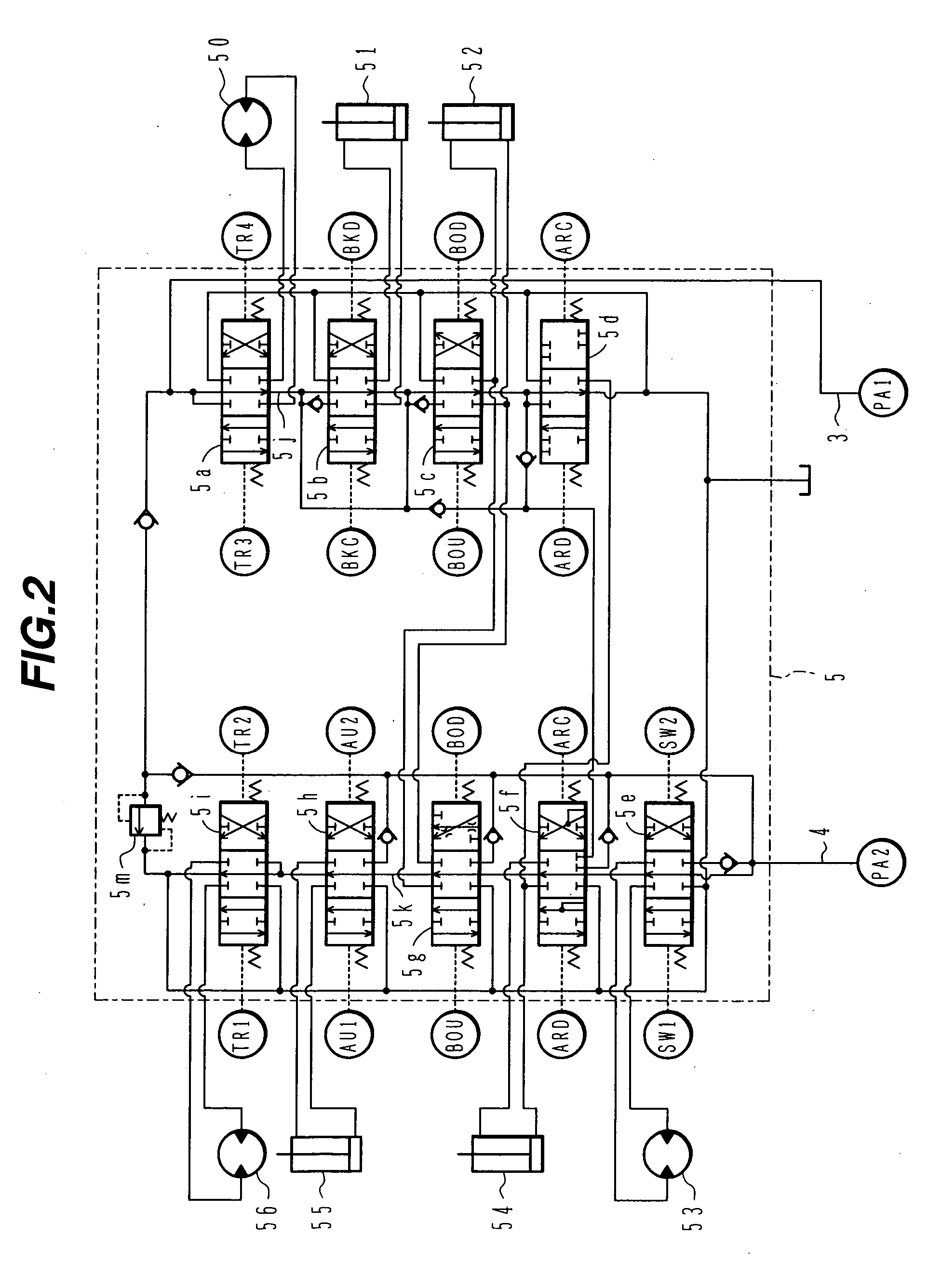 Signal processing system for construction machine