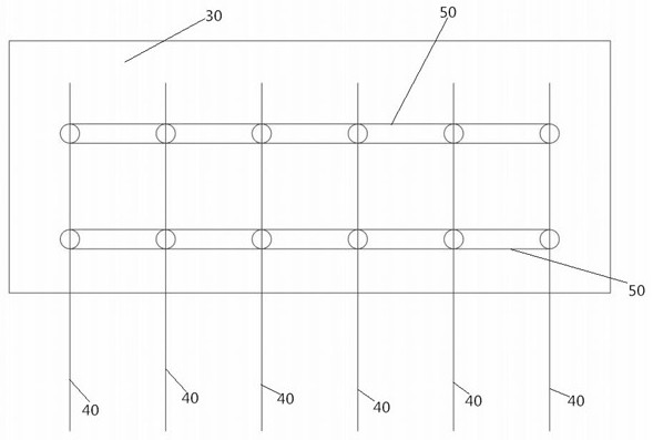 Slope greening planting V-shaped groove and construction method thereof