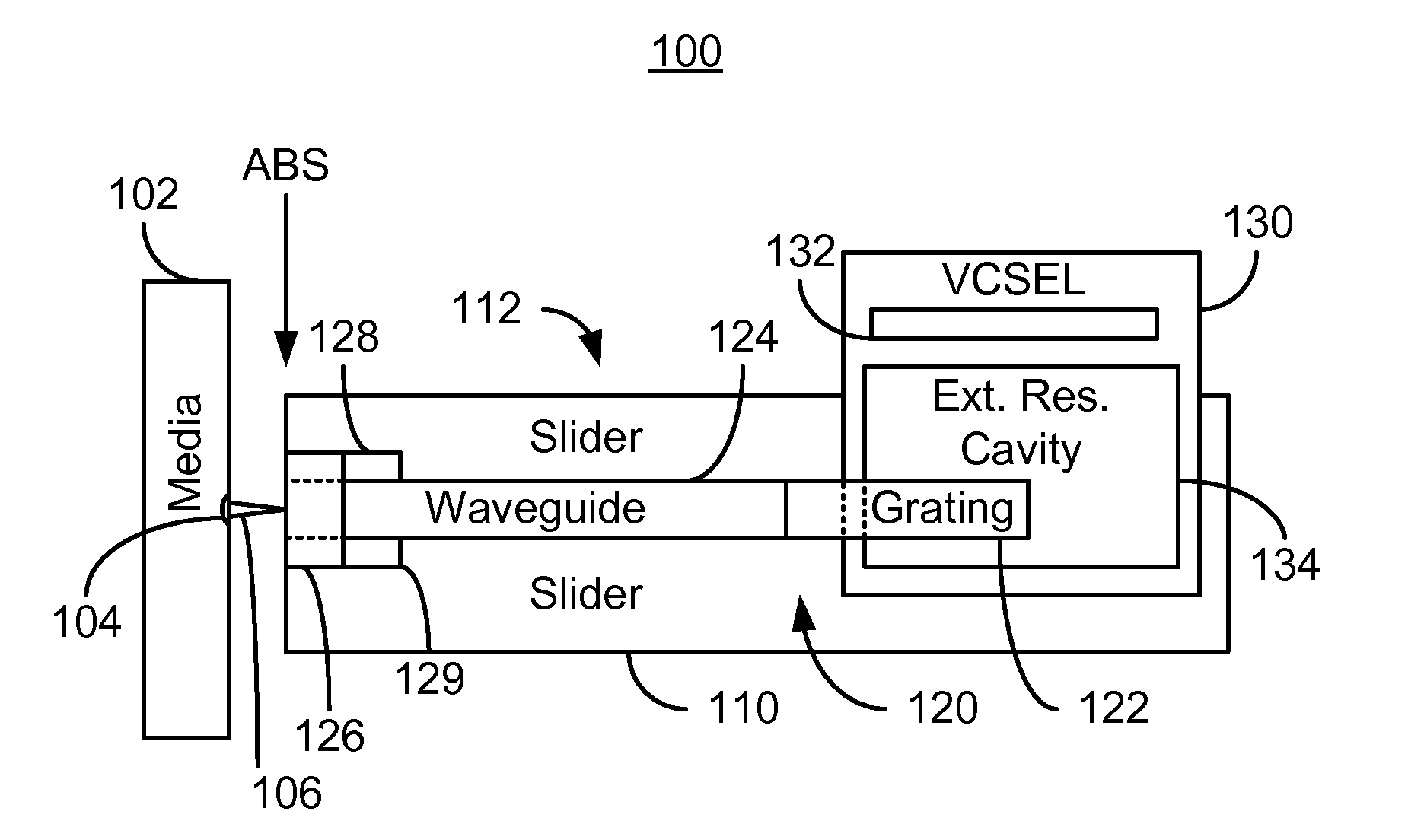 Method and system for providing energy assisted magnetic recording disk drive using a vertical surface emitting laser