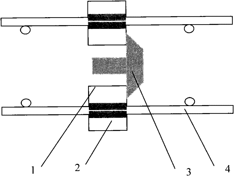 Supporting method of side template at later casting zone of floor part