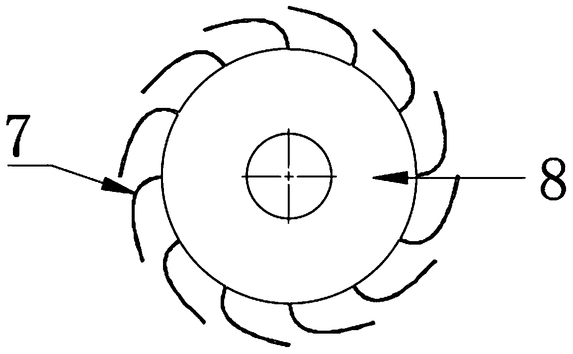 Axial-flow centrifugal separator and oil-gas separation method