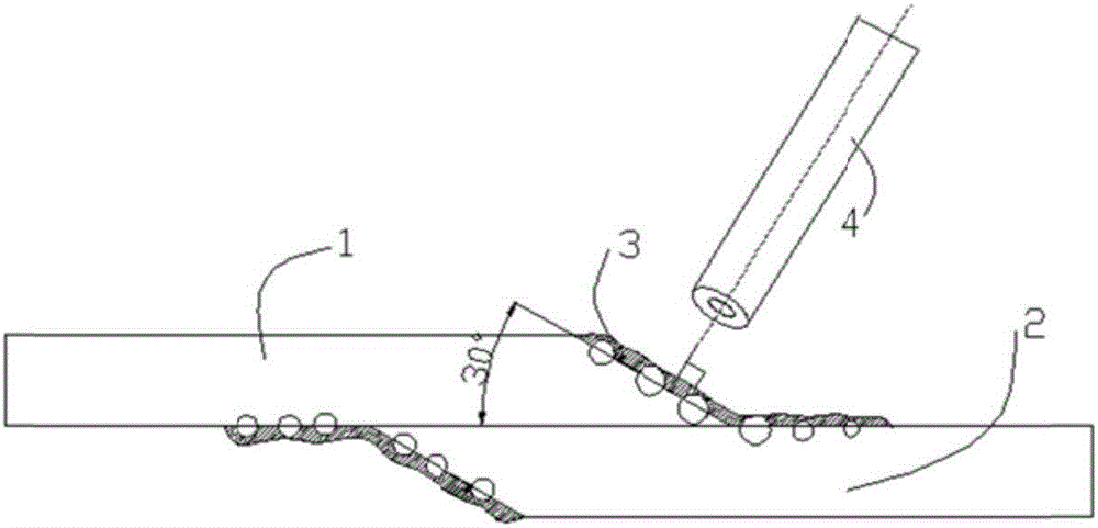 Cold spraying welding method used for improving strength of dissimilar metal joints and based on interface pinning effect