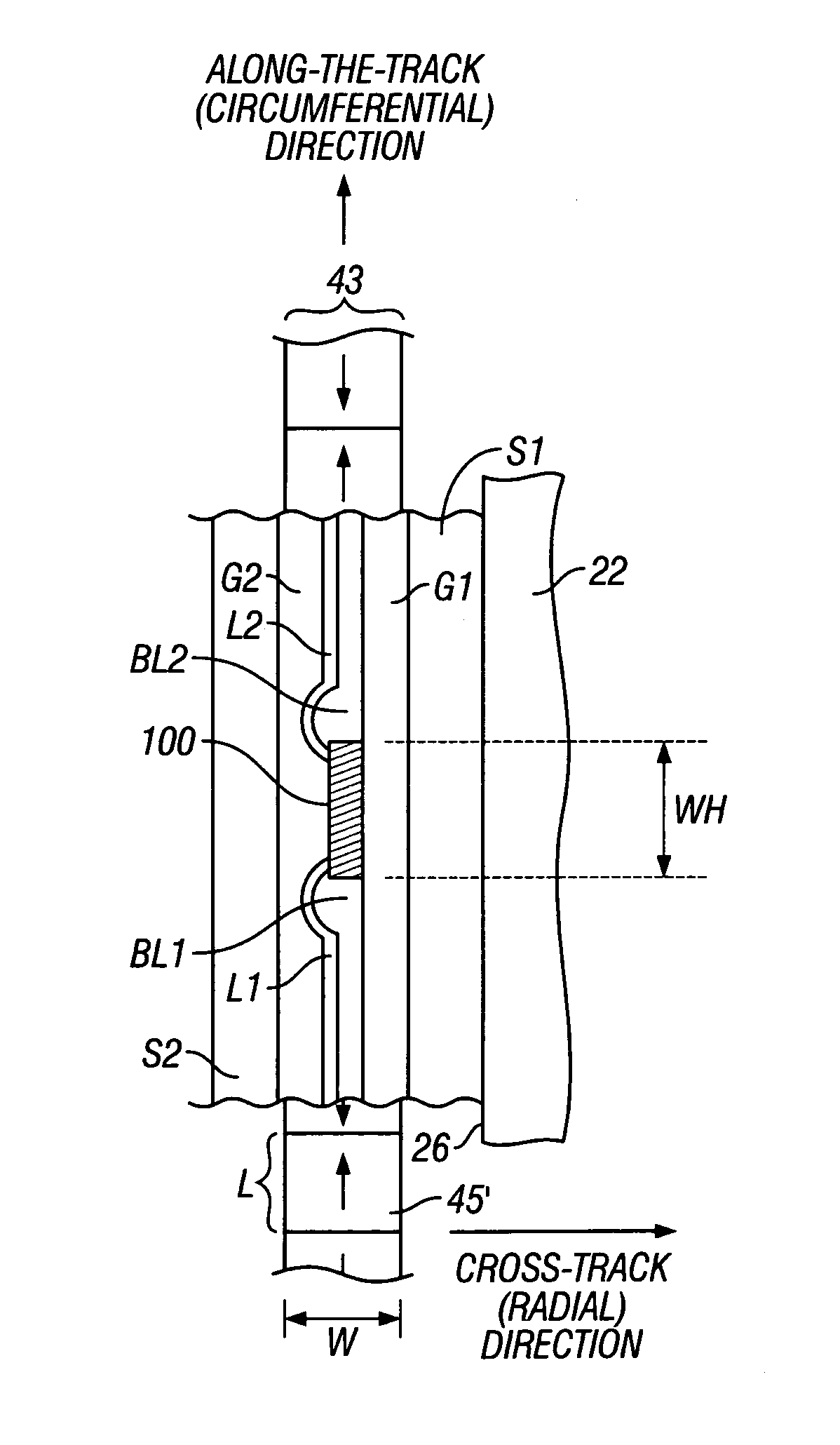 Magnetic recording disk drive having read head with high cross-track resolution and disk with low bit-aspect-ratio