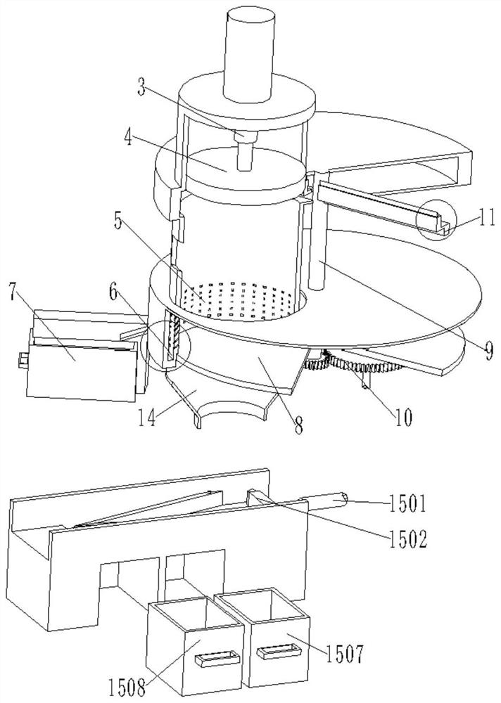 Environment-friendly composting treatment equipment for solid-liquid livestock breeding waste