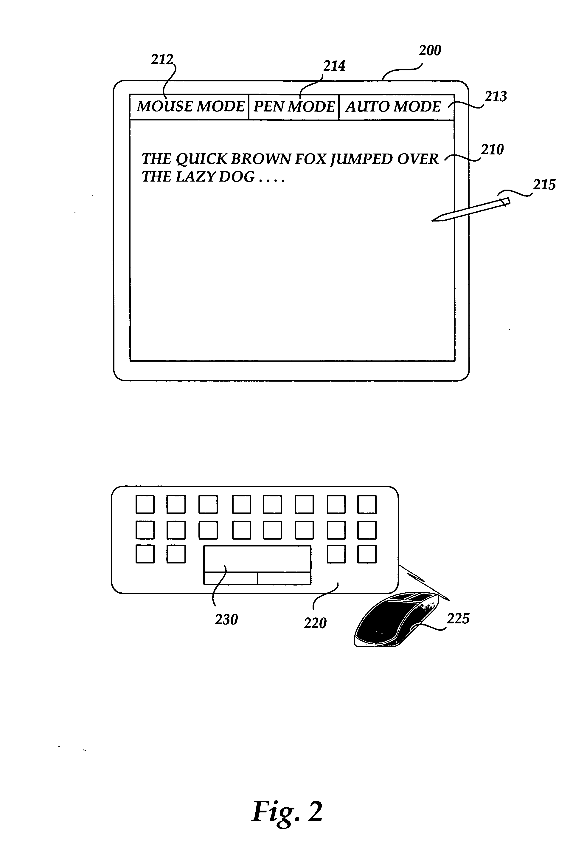 Automatic detection and switching between input modes