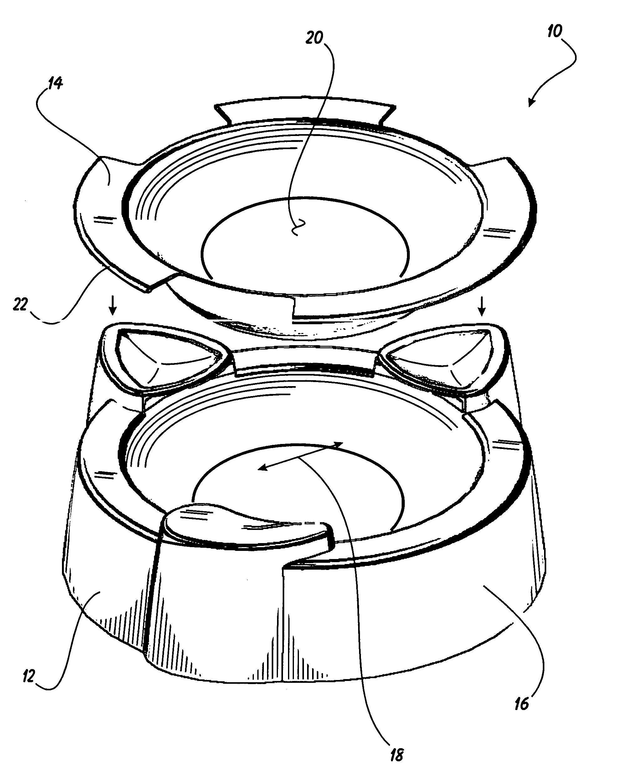 Pet dish and disposable liner