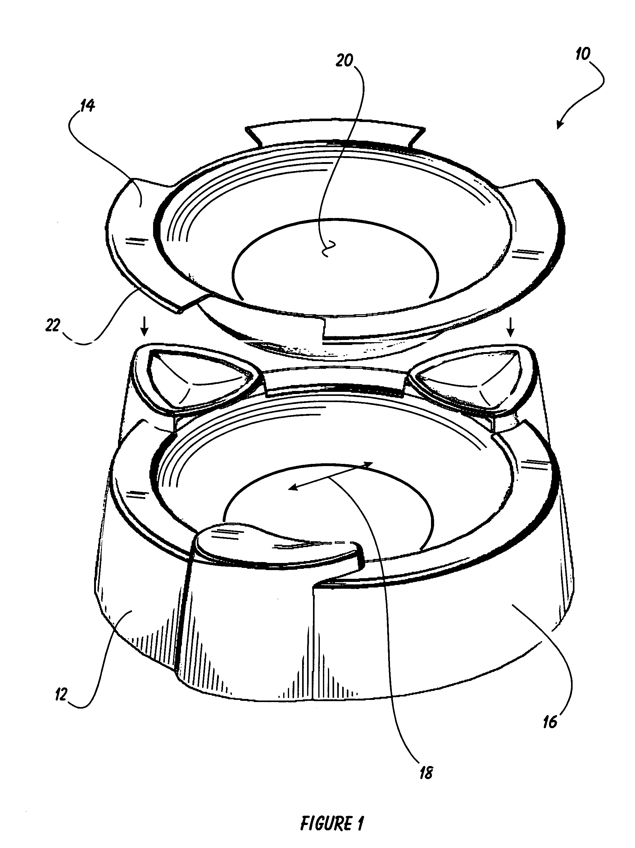 Pet dish and disposable liner