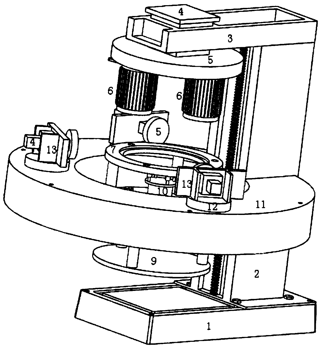 A multi-head drilling machine/tapping machine with electromagnetic base