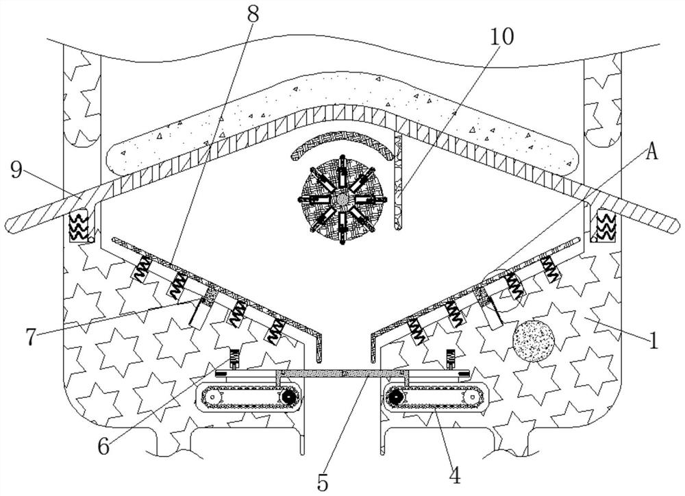 Intelligent grinding device for rubber powder production