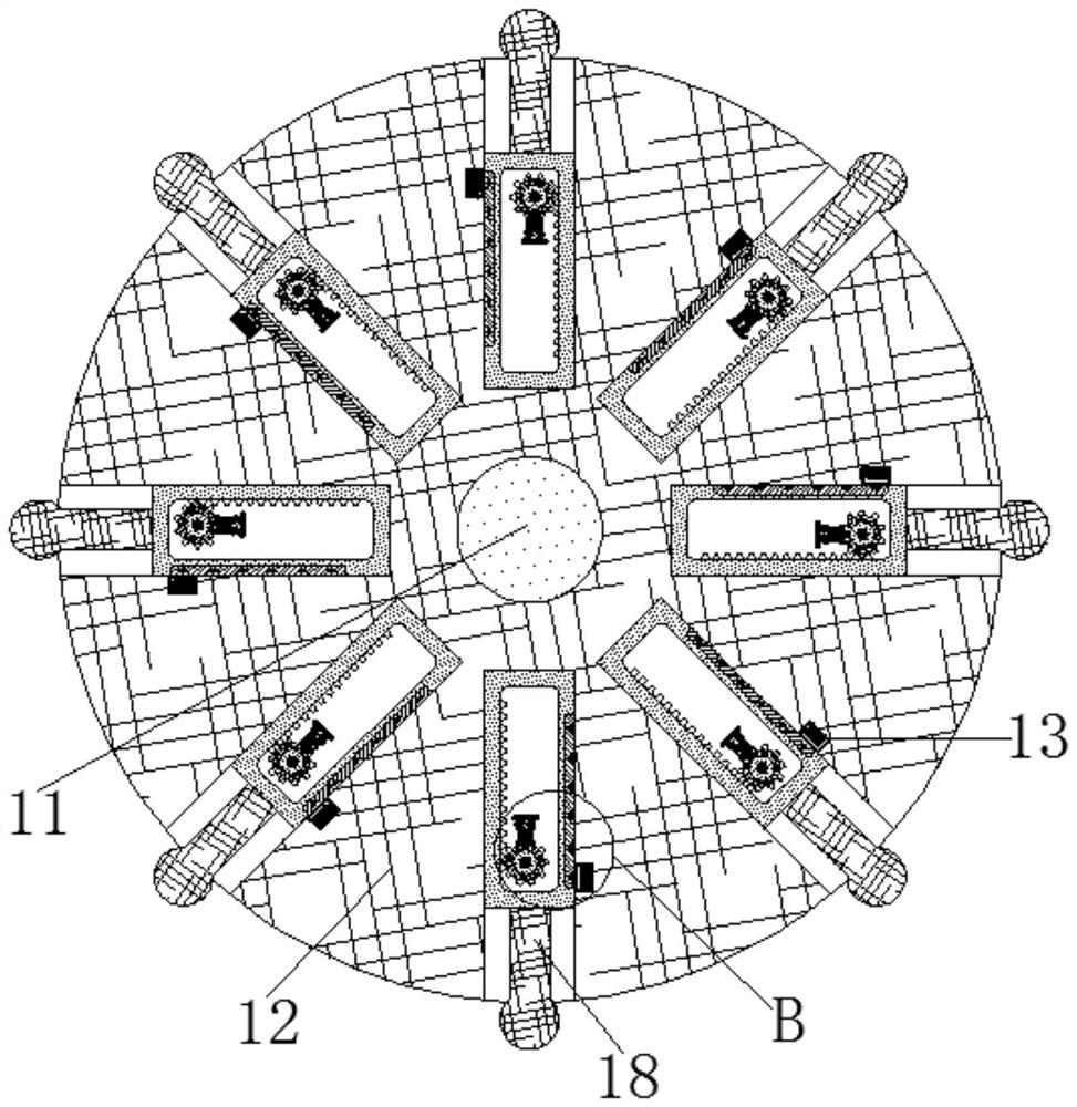 Intelligent grinding device for rubber powder production