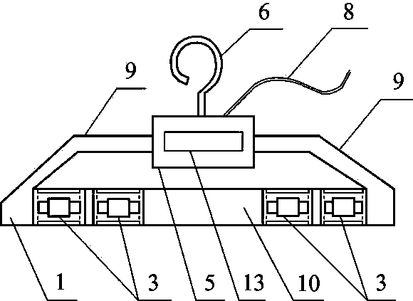 Double-supporting-rod easy-dry clothes rack suitable for hotel